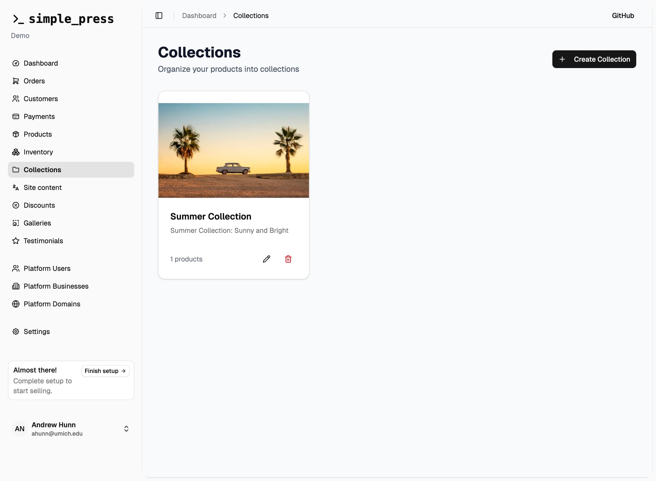Collections List