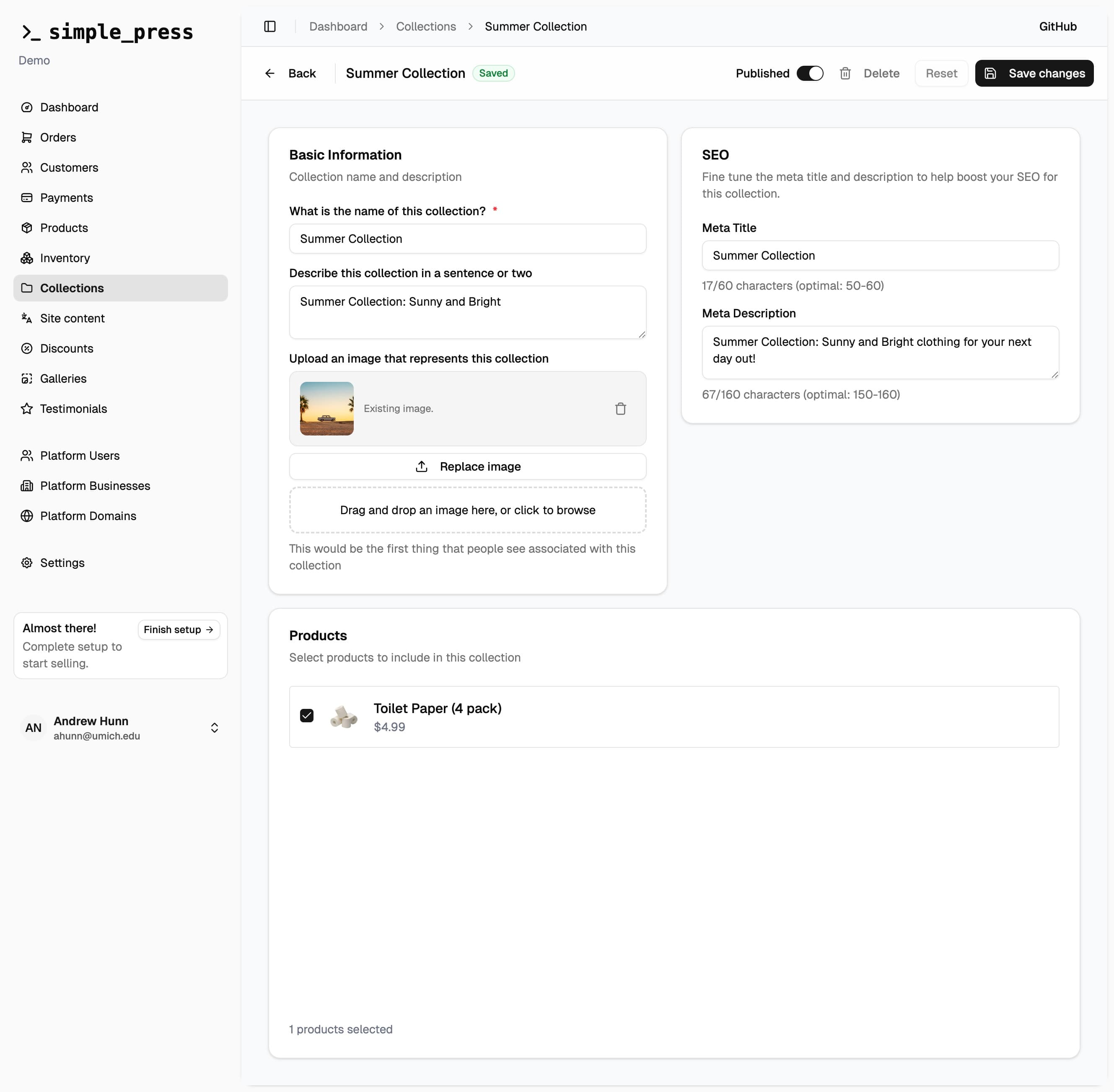 Collection Editor